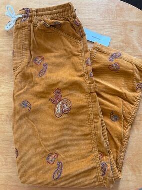 NWT PAISLEY CORDUROYS
